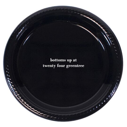 Your Statement Plastic Plates