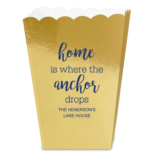 Home is Where the Anchor Drops Mini Popcorn Boxes