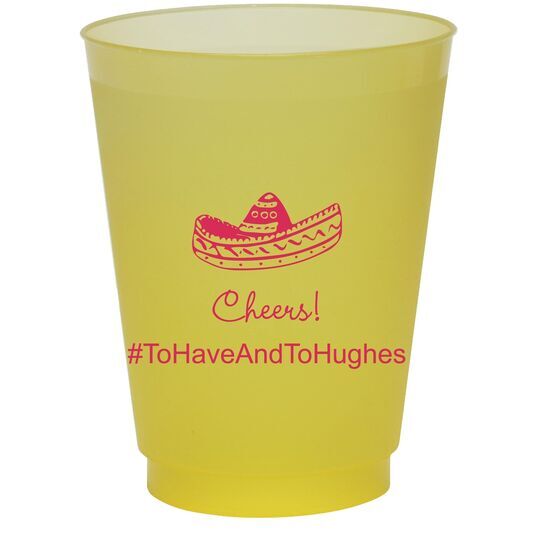 Sombrero Colored Shatterproof Cups