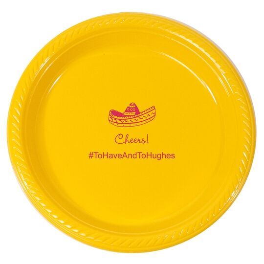Sombrero Plastic Plates