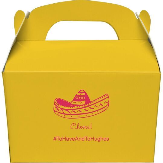 Sombrero Gable Favor Boxes