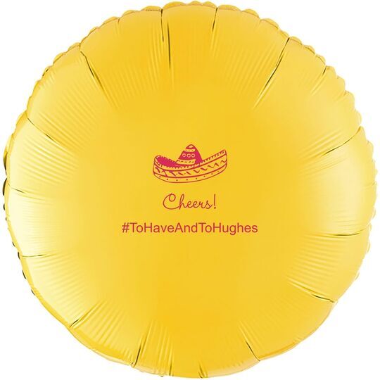 Sombrero Mylar Balloons