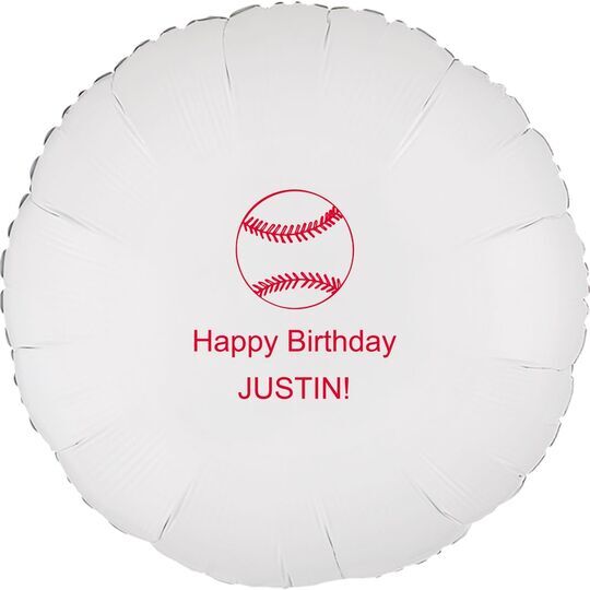All Star Baseball Mylar Balloons