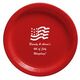 American Flag Paper Plates Image 1 of 2