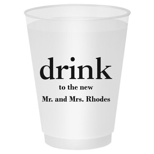 Big Word Drink Shatterproof Cups