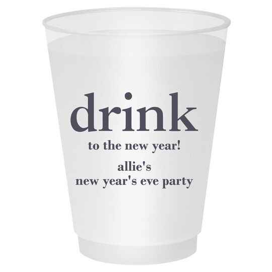 Big Word Drink Shatterproof Cups