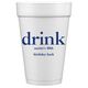 Big Word Drink Styrofoam Cups Image 1 of 4