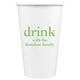 Big Word Drink Paper Coffee Cups Image 4 of 4
