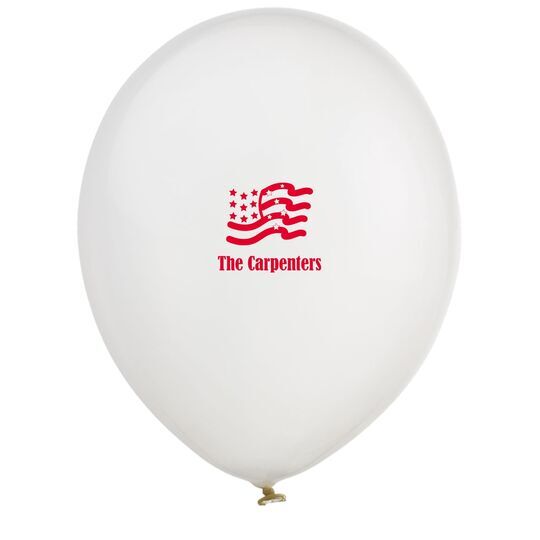 American Flag Latex Balloons