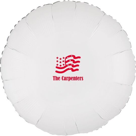 American Flag Mylar Balloons