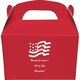 American Flag Gable Favor Boxes Image 1 of 2