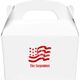 American Flag Gable Favor Boxes Image 2 of 2