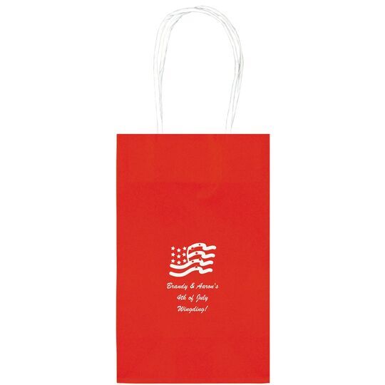 American Flag Medium Twisted Handled Bags