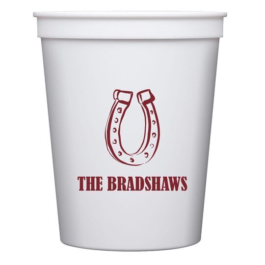 Horseshoe Luck Stadium Cups