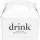 Big Word Drink Gable Favor Boxes Image 2 of 4