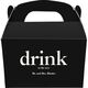 Big Word Drink Gable Favor Boxes Image 4 of 4
