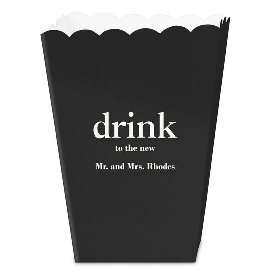 Big Word Drink Mini Popcorn Boxes