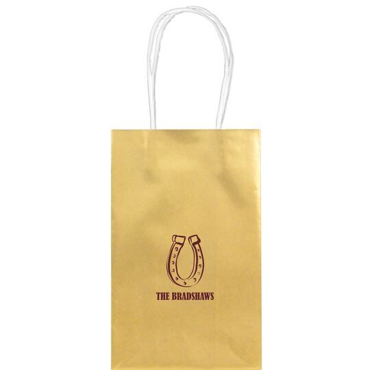 Horseshoe Luck Medium Twisted Handled Bags