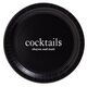Big Word Cocktails Paper Plates Image 1 of 4