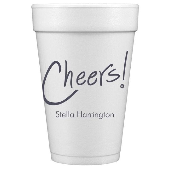 Fun Cheers Styrofoam Cups