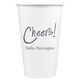 Fun Cheers Paper Coffee Cups Image 2 of 7