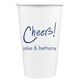 Fun Cheers Paper Coffee Cups Image 1 of 7