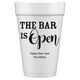 The Bar is Open Styrofoam Cups Image 2 of 5