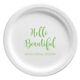 Hello Beautiful Paper Plates Image 2 of 4