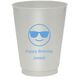 Sunglasses Emoji Colored Shatterproof Cups Image 1 of 2