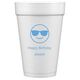 Sunglasses Emoji Styrofoam Cups Image 1 of 2