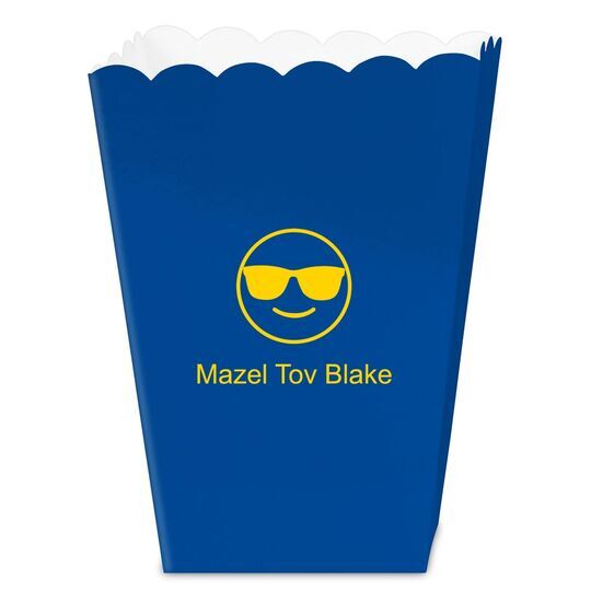 Sunglasses Emoji Mini Popcorn Boxes