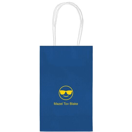Sunglasses Emoji Medium Twisted Handled Bags