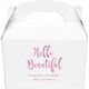 Hello Beautiful Gable Favor Boxes Image 1 of 4