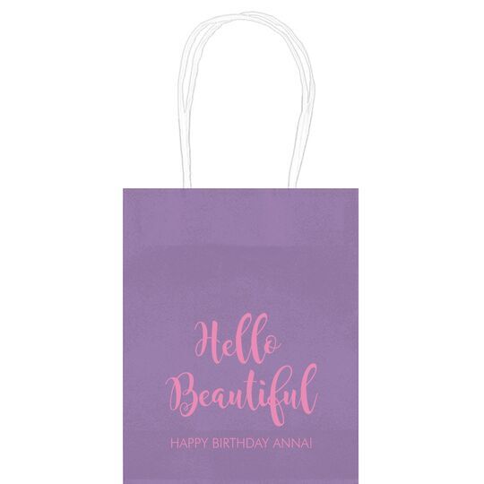 Hello Beautiful Mini Twisted Handled Bags