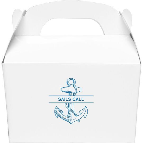 Anchor Gable Favor Boxes