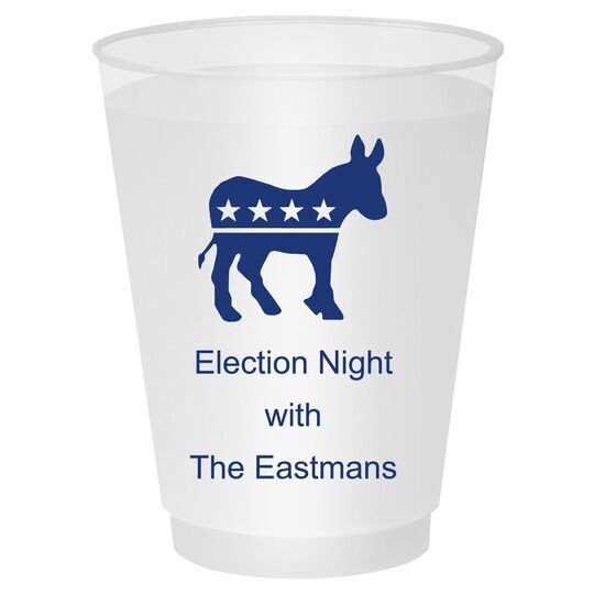 Patriotic Donkey Shatterproof Cups