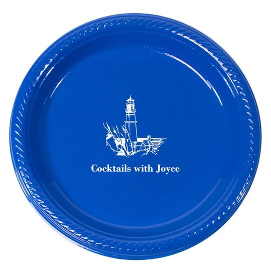 Nautical Lighthouse Plastic Plates