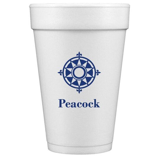 Nautical Starboard Styrofoam Cups