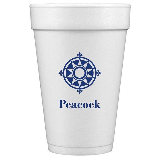 Nautical Starboard Styrofoam Cups