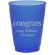 Big Word Congrats Colored Shatterproof Cups Image 1 of 3