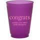 Big Word Congrats Colored Shatterproof Cups Image 3 of 3