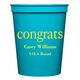 Big Word Congrats Stadium Cups Image 1 of 3