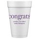 Big Word Congrats Styrofoam Cups Image 3 of 3