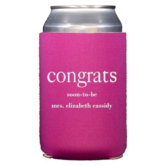 Big Word Congrats Collapsible Huggers