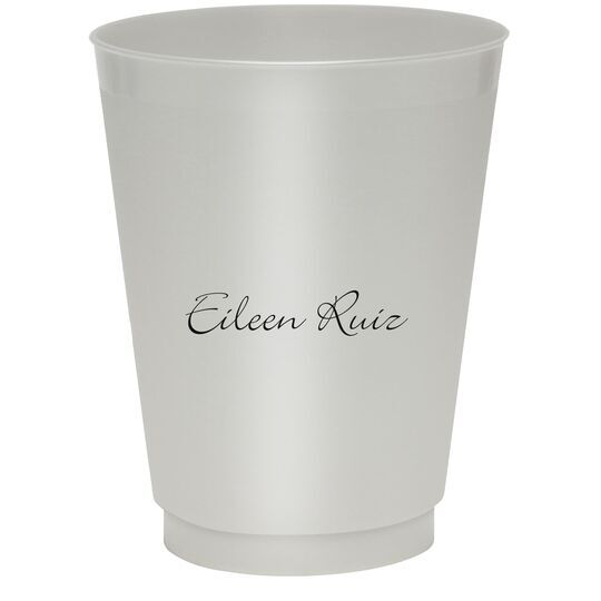 Always Flaunt Your Names Colored Shatterproof Cups