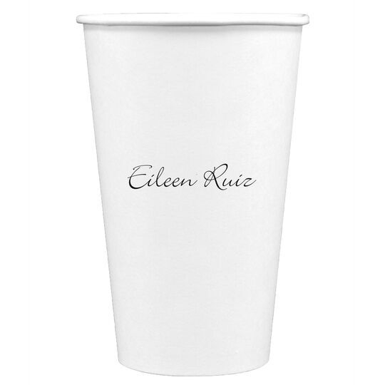 Always Flaunt Your Names Paper Coffee Cups