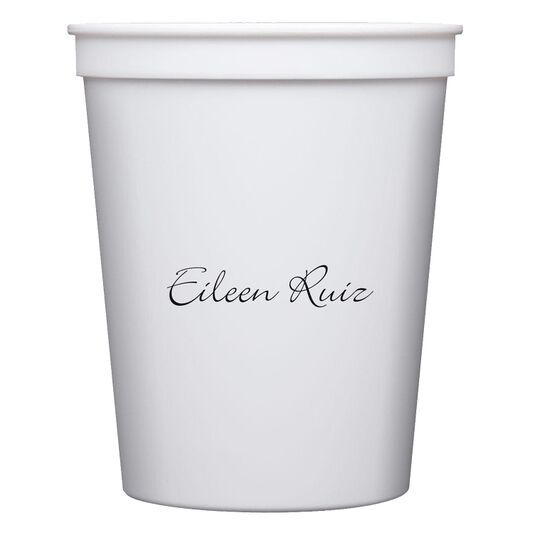 Always Flaunt Your Names Stadium Cups