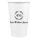 40th Wreath Paper Coffee Cups Image 2 of 2