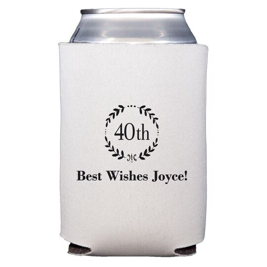 40th Wreath Collapsible Huggers