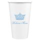 Delicate Princess Crown Paper Coffee Cups Image 1 of 2